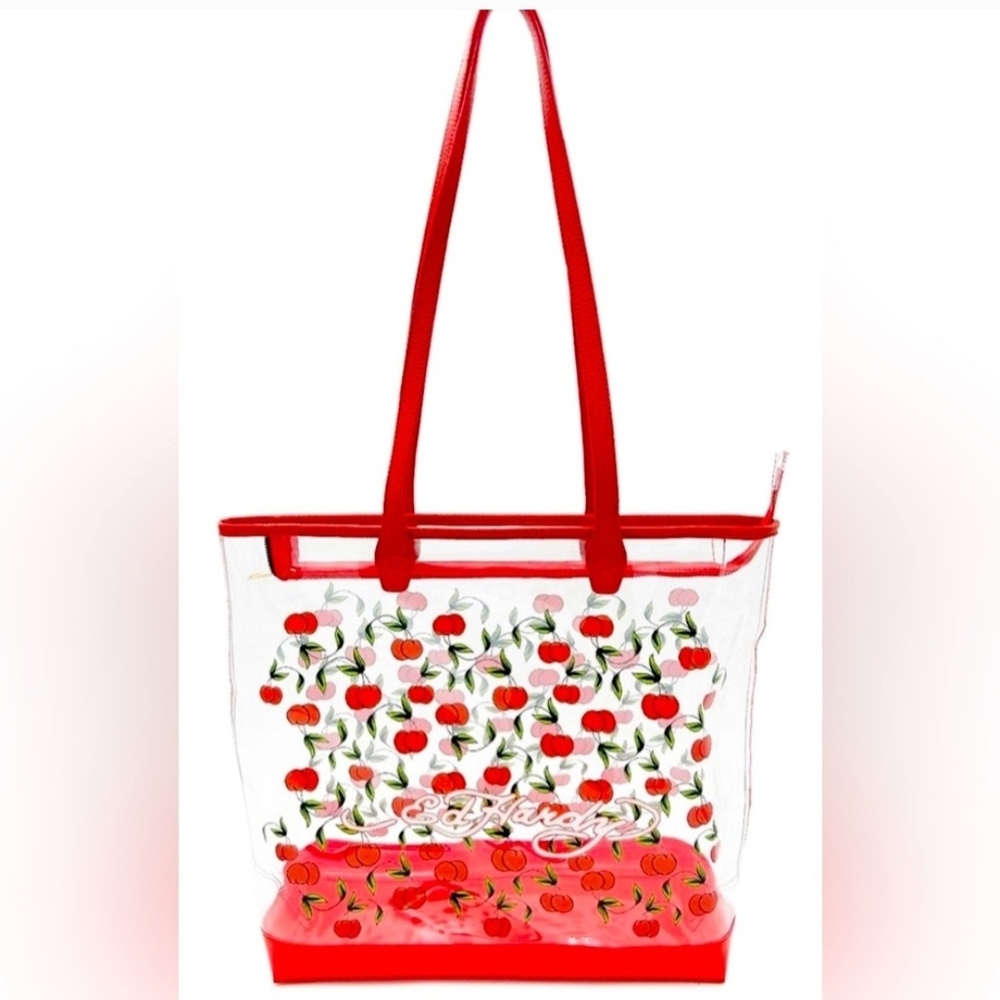 NWT Ed Hardy Cherry Zip Tote